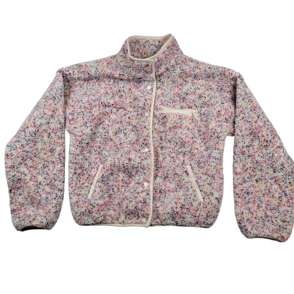 Offline by Aerie Women's‎ Snap Close Fleece Shacket Sz XXS Multicolor Jacket